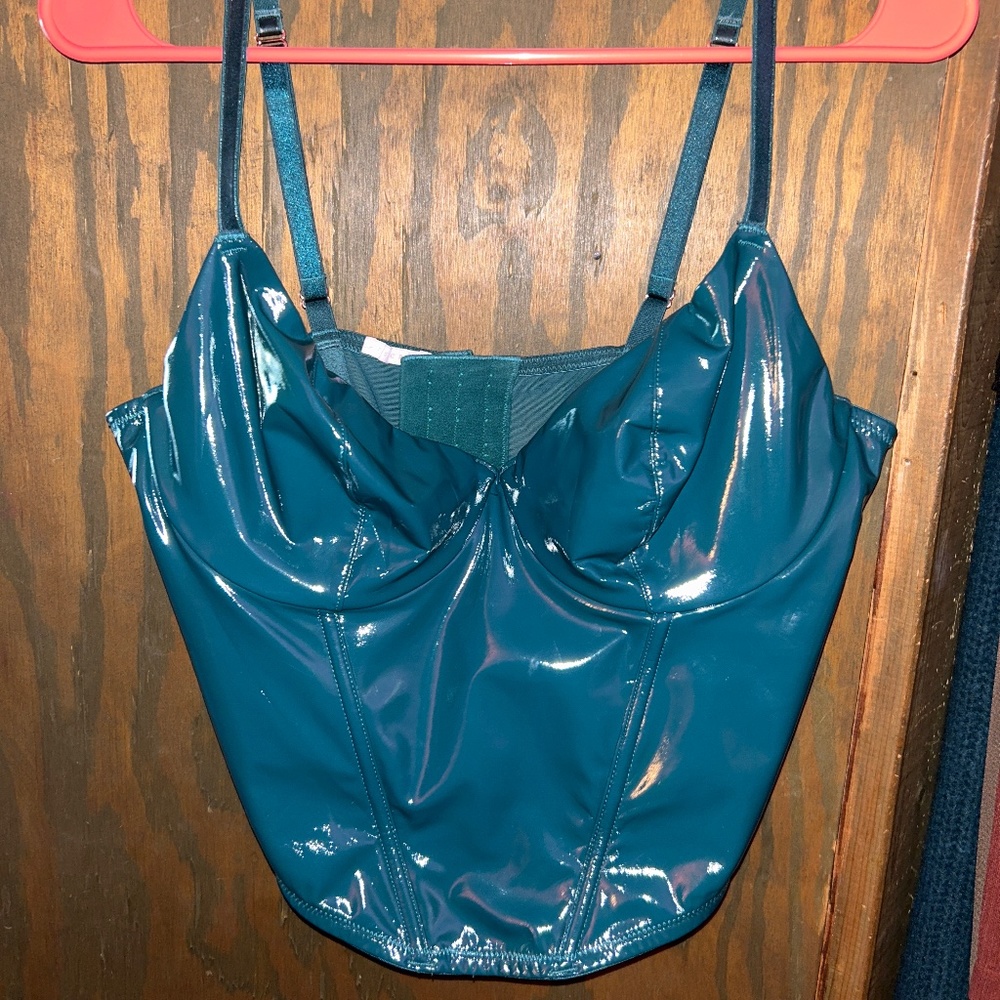 Savage X Fenty Leather Corset & Panty